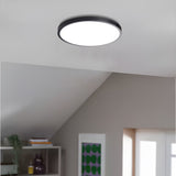 LED Ceiling Light Frame 18W Black Round Flush Mount Light Fixture~5449-3