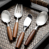 4 Piece Wooden Cutlery Set | Weilai Concept