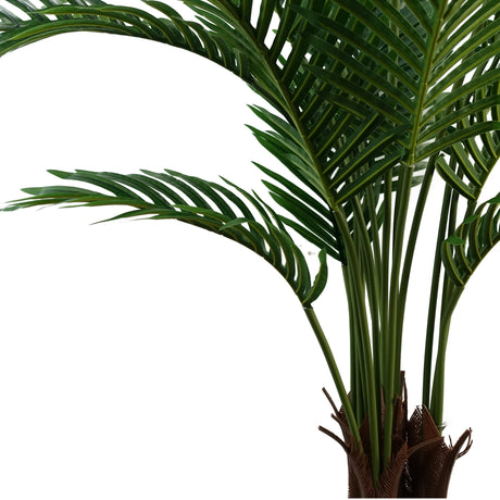 110cm Artificial Areca Palm Tree Potted in Black Pot-1