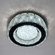 Modern LED Crystal Flush Mounted Ceiling Lamp Round Chandelier Light~5007-0