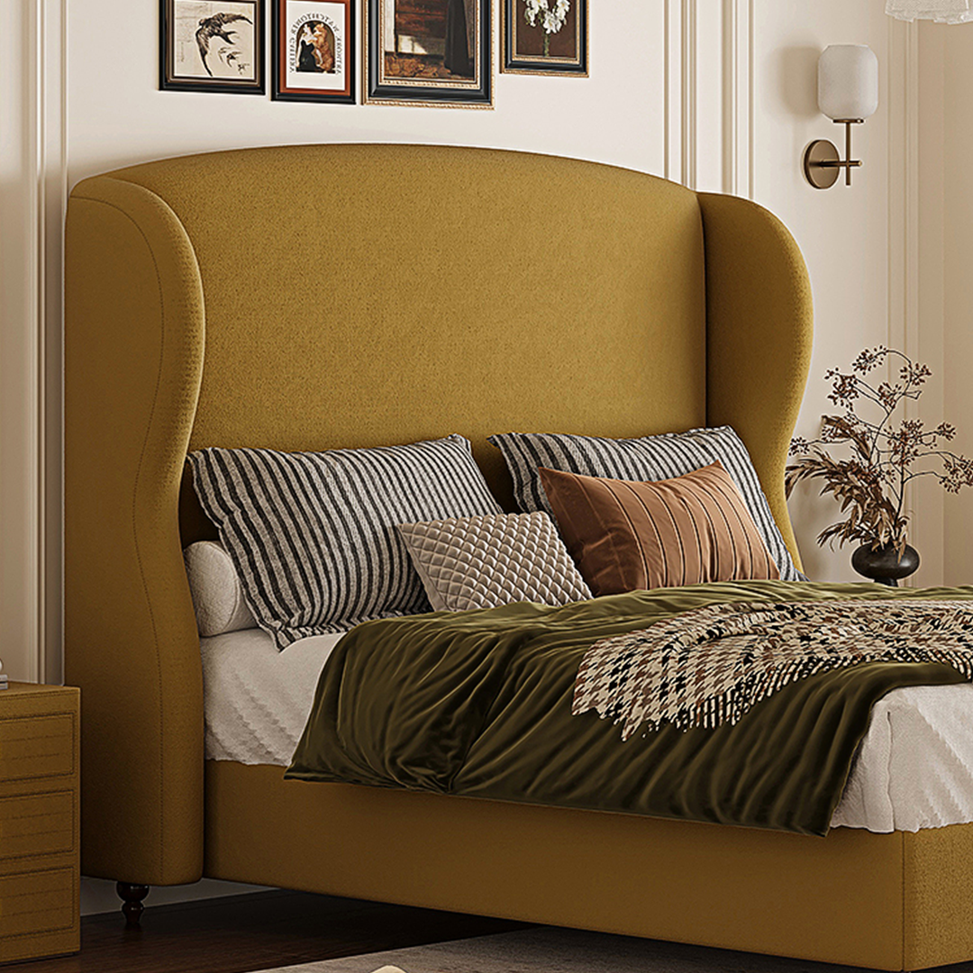 Amara High Headboard Double Bed