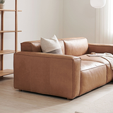 Lucian Four Seater modular Sofa, Real Leather