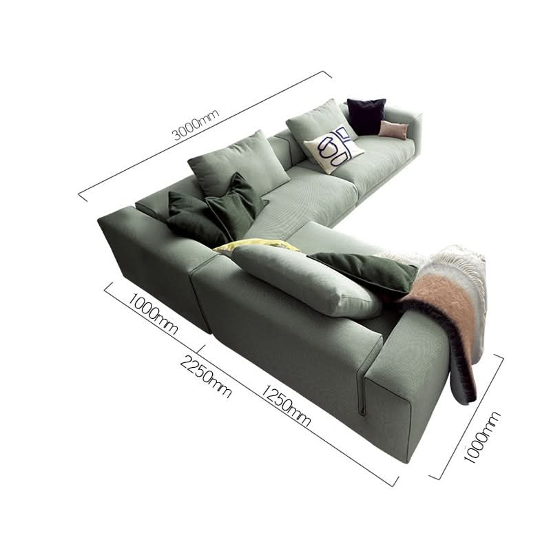 Goswell Three Seater Corner Sofa | Weilai Concept