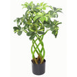 70cm Artificial Twisted Stem Modern Arboricola Artificial Plant Bonsai Bush-0