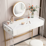 Kitoko Clear Dressing Table, White