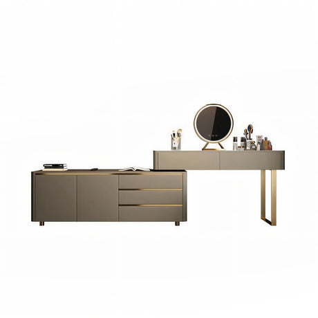 Dempsey Dressing Table With Sideboard, Extendable, Corner Dressing Table