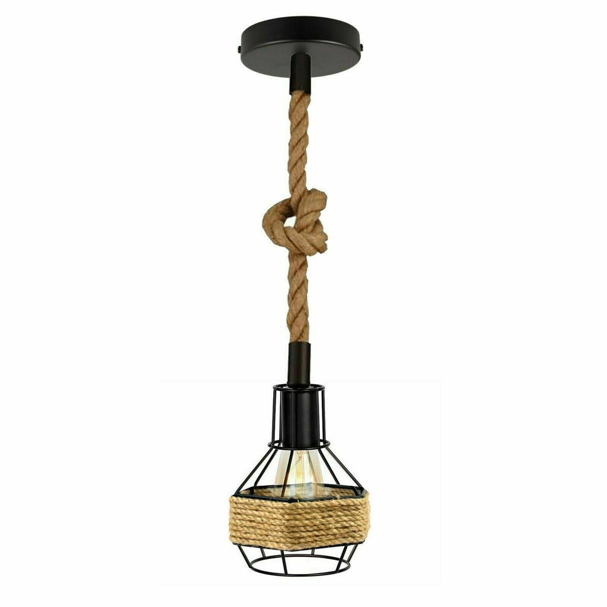 Retro Industrial Vintage Suspended Metal Shade Ceiling Pendant Light~1130-5