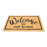 Coir Doormat with "Welcome To Our Home"