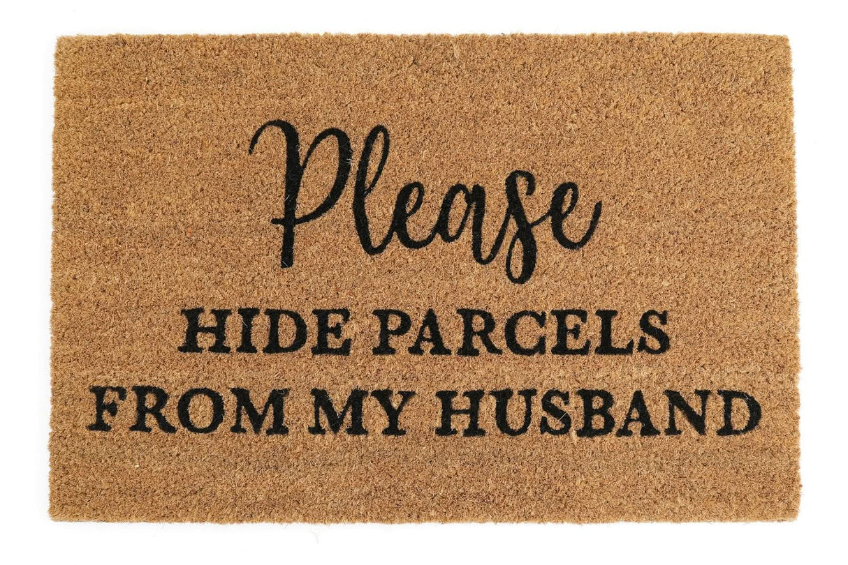 Hide Parcels from Husband Coir Doormat