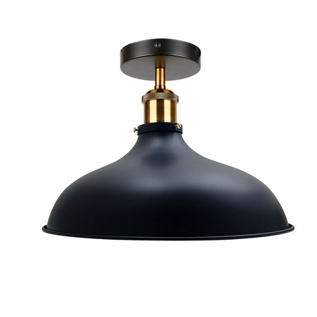 Metal Semi Flush Retro E27 Mount Kitchen Ceiling Lamp ~1300-1