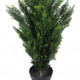 120cm Artificial Cedar Cypress Topiary UV Resistant-4