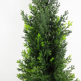 120cm Artificial Cedar Cypress Topiary UV Resistant-3