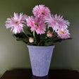 Pink Potted Daisy Flowering Plant Artificial-0