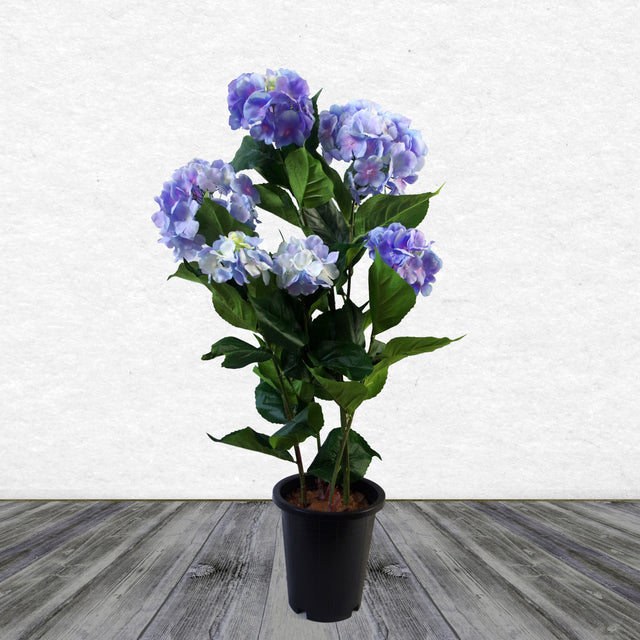 Artificial Hydrangea Flowering Plant Blue-0