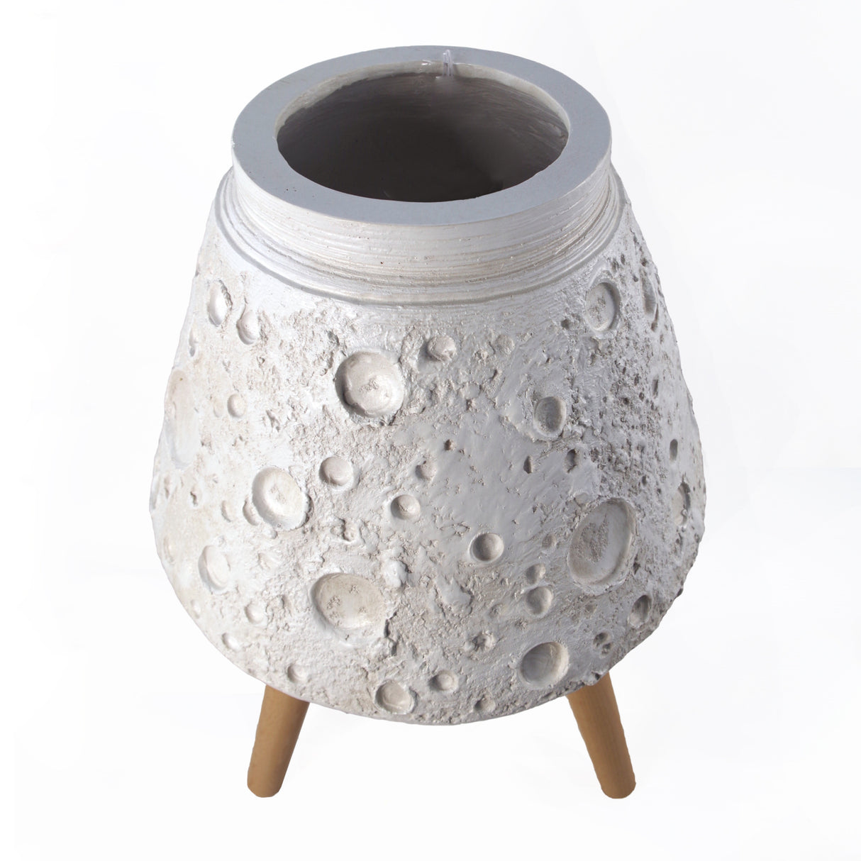 62cm x 40cm Large Lunar White Planter-3