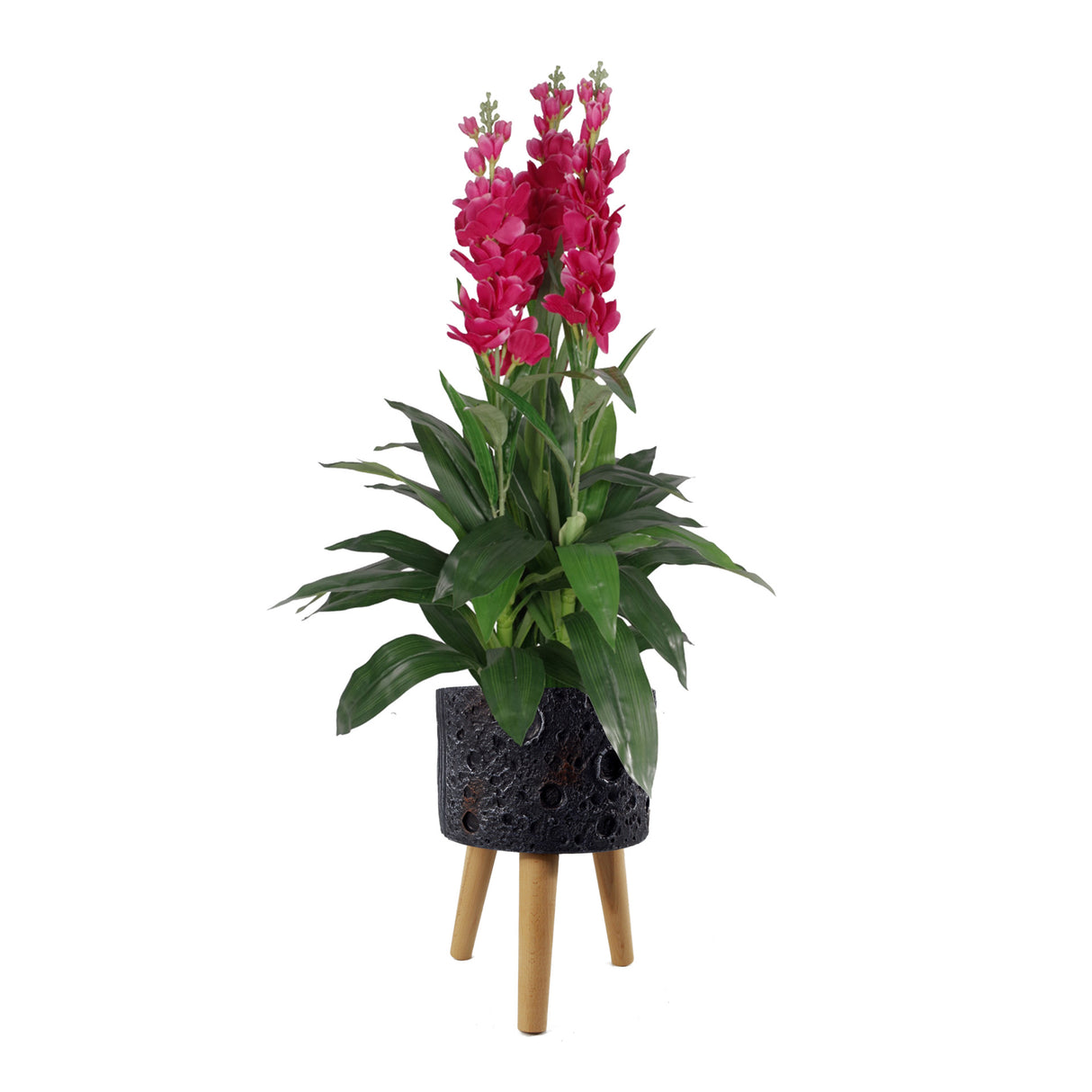 35cm x 24cm Large Lunar Black Planter-3