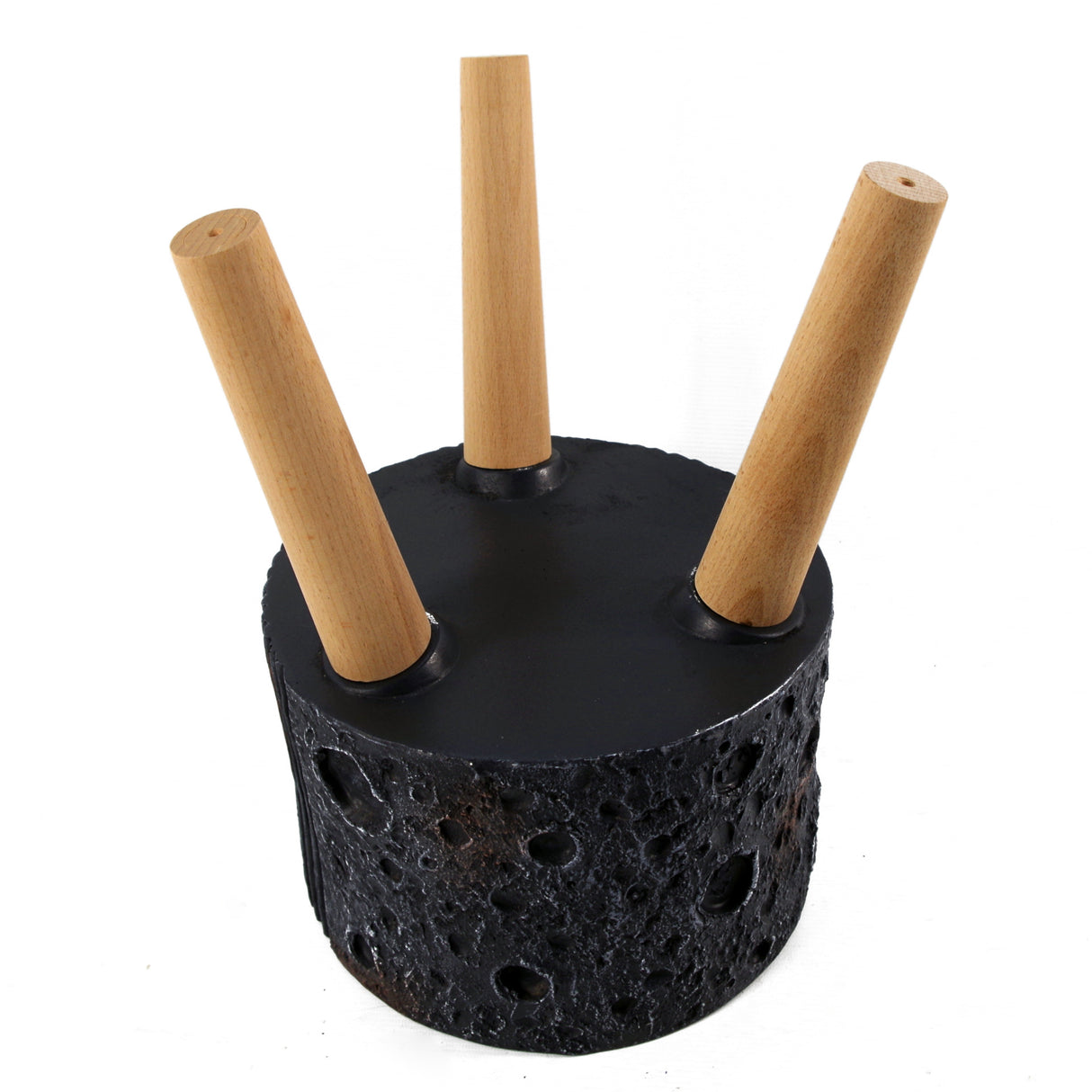 Moon Black Planter with Stand-6