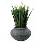 21cm x 40cm Large Grey Gliese Triangle Planter-1