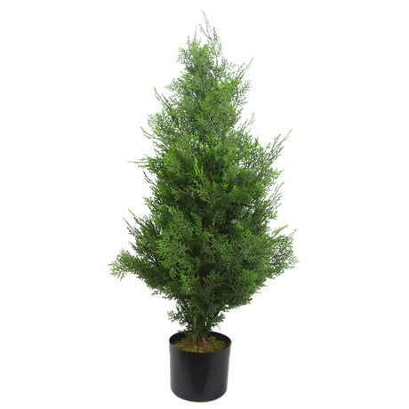 90cm Artificial Cypress Topiary-0