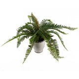 40cm Artificial Fern Bush in Decorative Planter-4