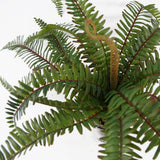 40cm Artificial Fern Bush in Decorative Planter-3