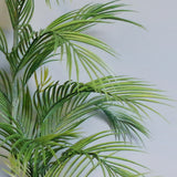 90cm Artificial Palm Tree Potted in Decorative Planter-2