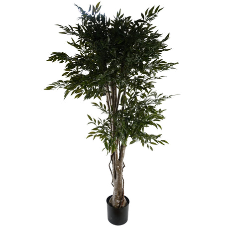 140cm UV Resistant Ruscus Tree- 2716 leaves-0