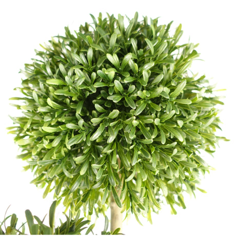 120cm UV Resistant Balls Topiary - 480 Leaves - Natural Trunk-1