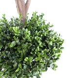 120cm Pair of Buxus Triple Ball Artificial Tree UV Resistant Outdoor Topiary-2