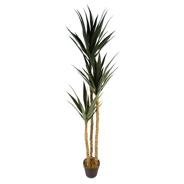 170cm Artificial XL Triple Yukka Tree Plant Spiky Tree Plant Realistic-0