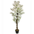 150cm Artificial White Cherry Blossom Tree-0