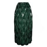 30cm Green Waves Glass Vase-0