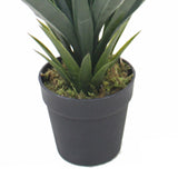 90cm Copper Planter with Artificial Yukka Plant-5