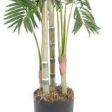 120cm (4ft) Premium Artificial Areca Palm with pot with Copper Metal Planter-3