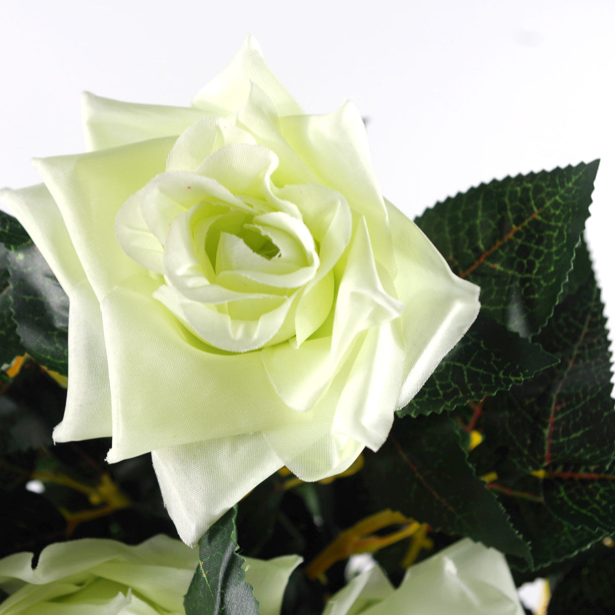 Artificial Cream Rose Tree Wedding Twisted Vine Detail 90cm (3ft)-2