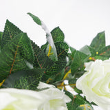 Artificial Cream Rose Tree Wedding Twisted Vine Detail 90cm (3ft)-3