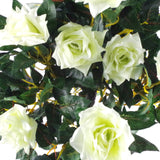 Artificial Cream Rose Tree Wedding Twisted Vine Detail 90cm (3ft)-4