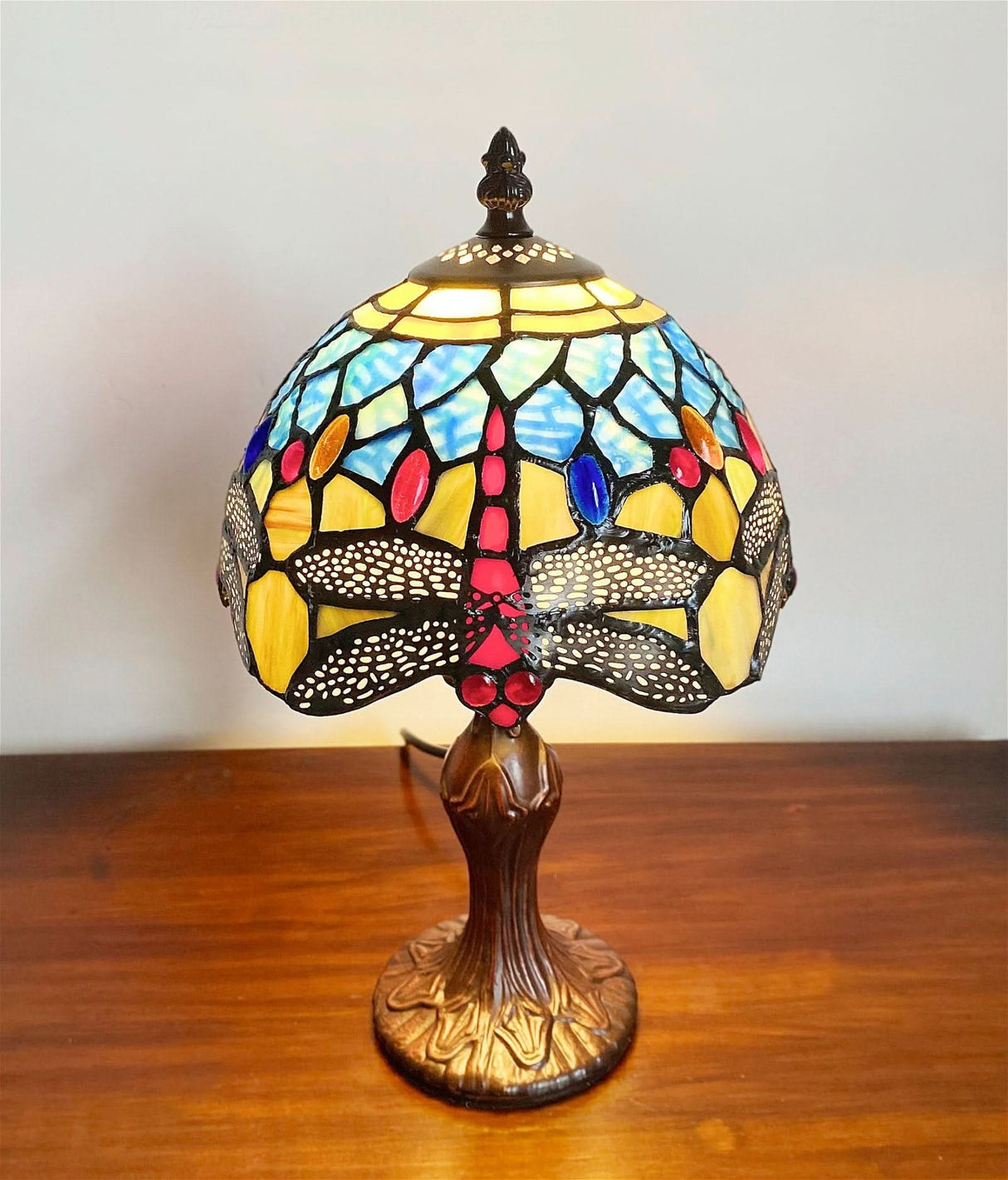 Blue Dragonfly Tiffany Lamp