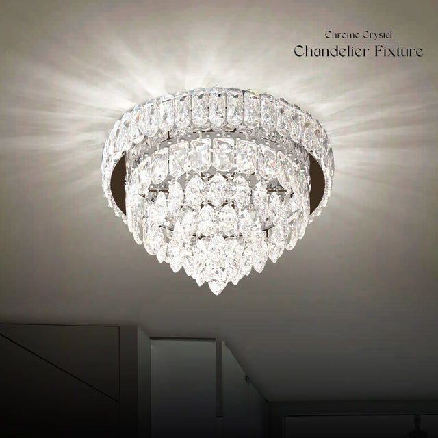 Modern Chandelier LED Crystal Ceiling Mount and Hanging Light ~5423-0