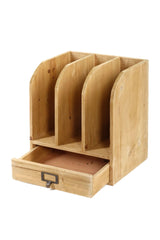 Wooden Files with Drawer 30 x 23 x 35 cm