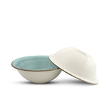 Porcelain Soup-Cereal Bowl Pebble Sea Green 18cm-1