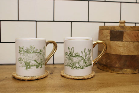 Forest Toile Mugs