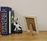 Set of Three Photo Frames with Wood Edge