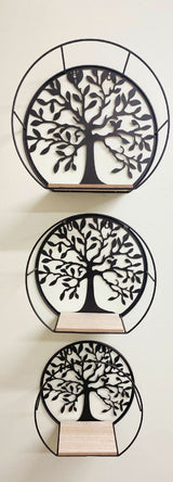 Round Tree Of Life Shelves