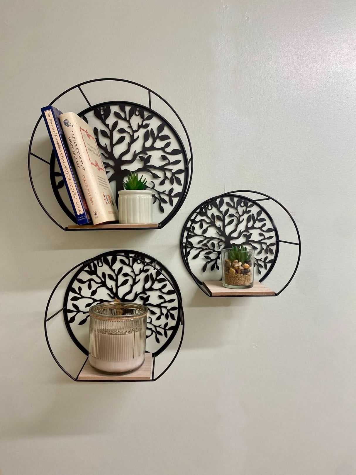 Round Tree Of Life Shelves