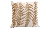 Linen Embroidered Square Scatter Cushion