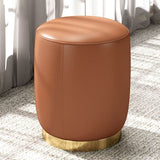 N89 Round Stool, Leather/ Velvet | Weilai Concept