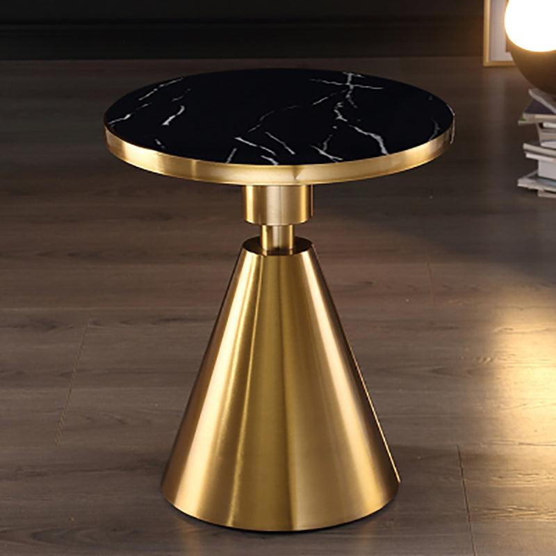 Modern Side Table with Marble top and Metal Base | Weilai Concept