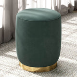 N89 Round Stool, Leather/ Velvet | Weilai Concept