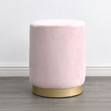 N89 Round Stool, Leather/ Velvet | Weilai Concept